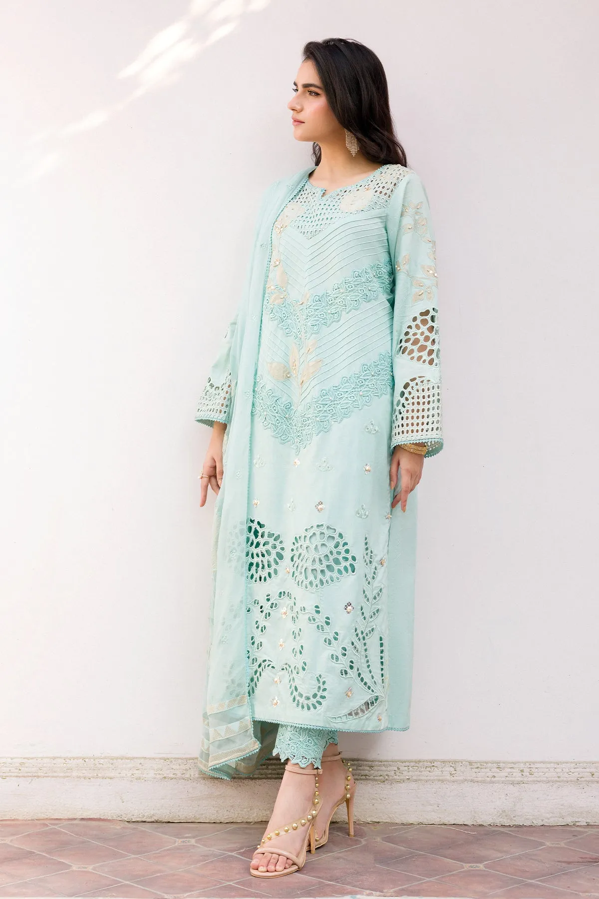 3-PC Unstitched Embroidered Lawn Collection ED4-12