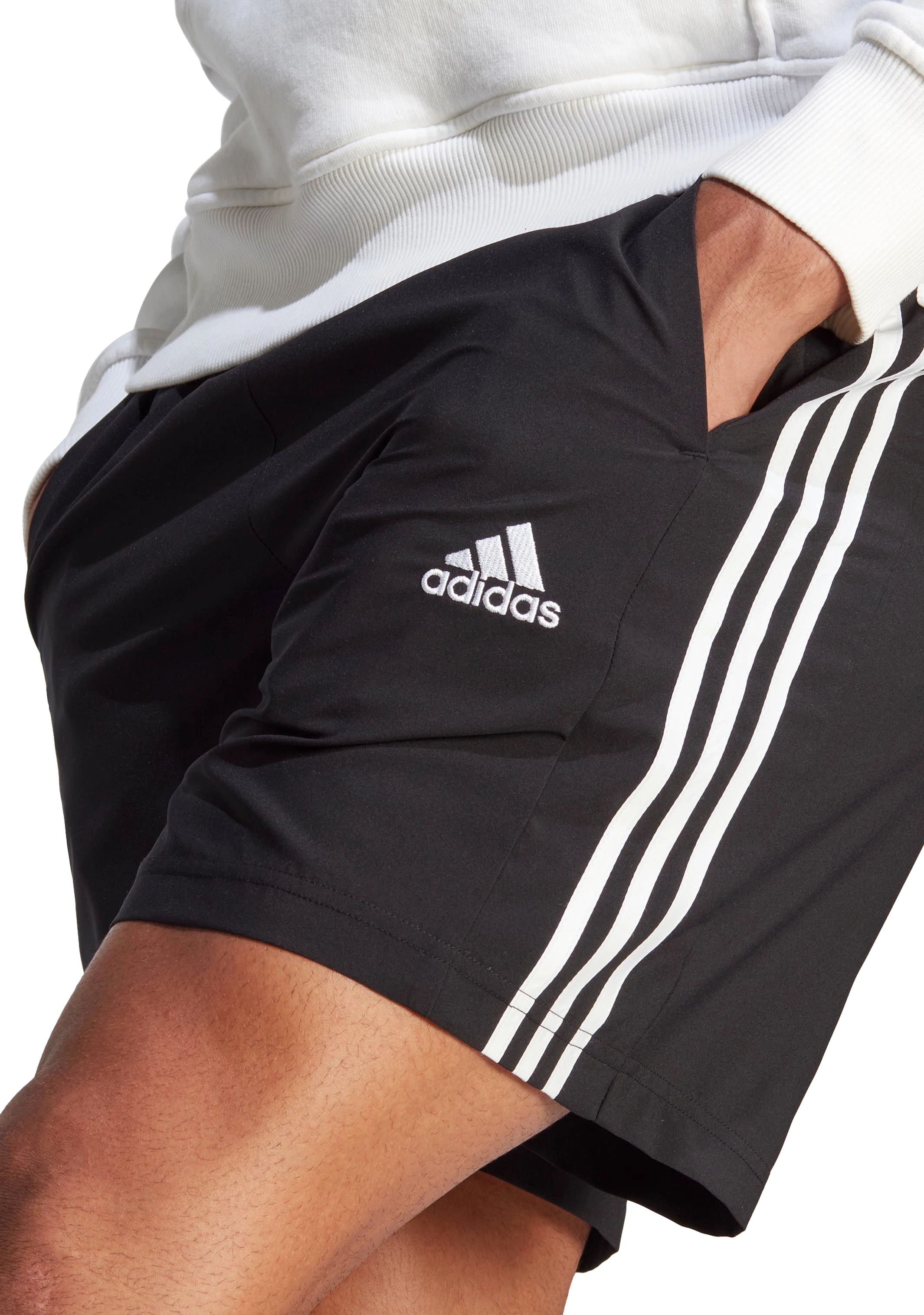 Adidas Mens 3 Stripes Chelsea Shorts <br> IC1484