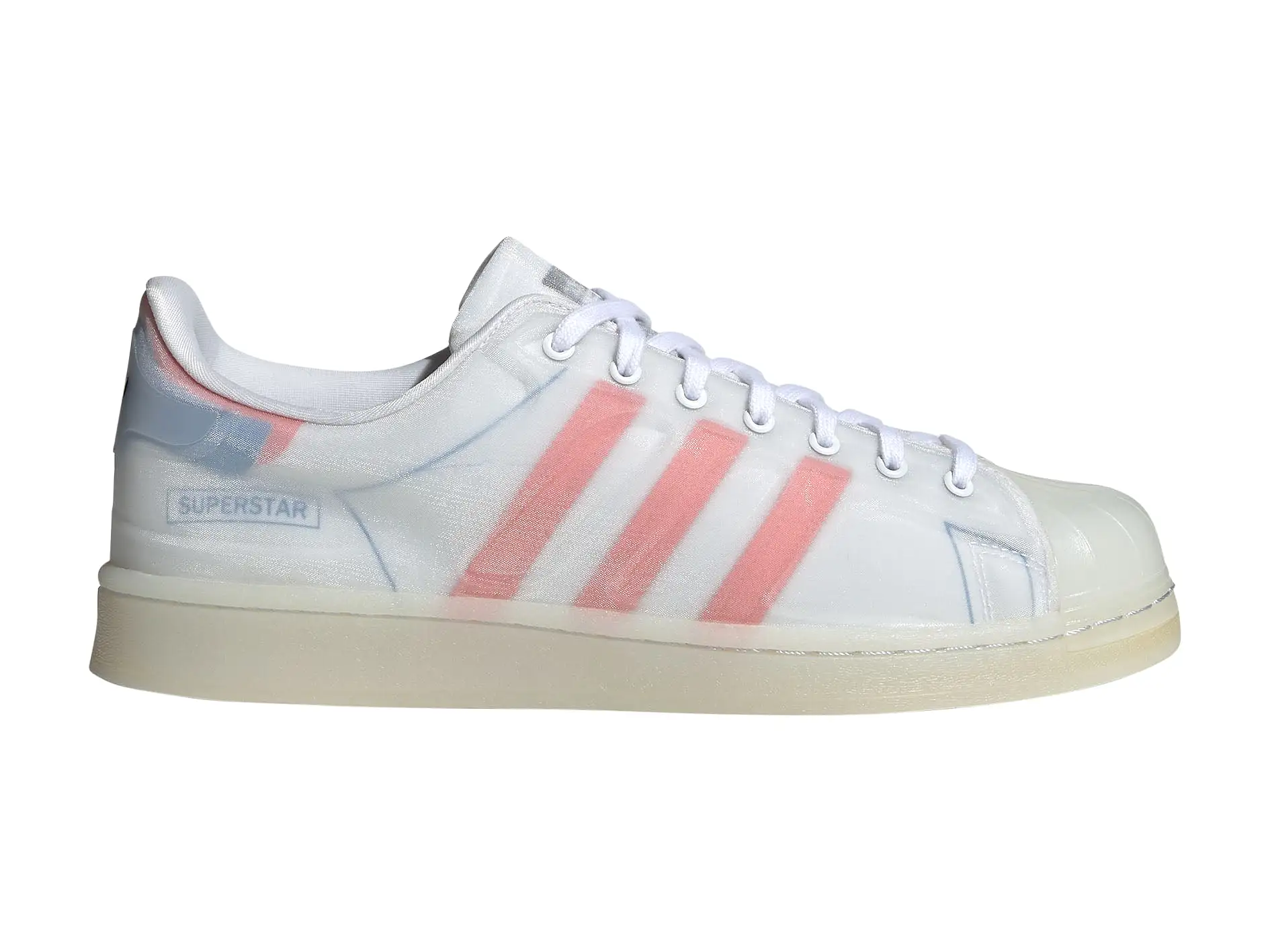 Adidas Mens Superstar Future Shell White/Blue/Pink <br> FX5544