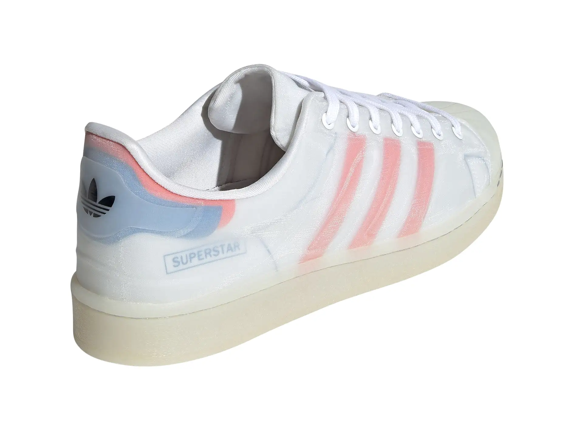 Adidas Mens Superstar Future Shell White/Blue/Pink <br> FX5544