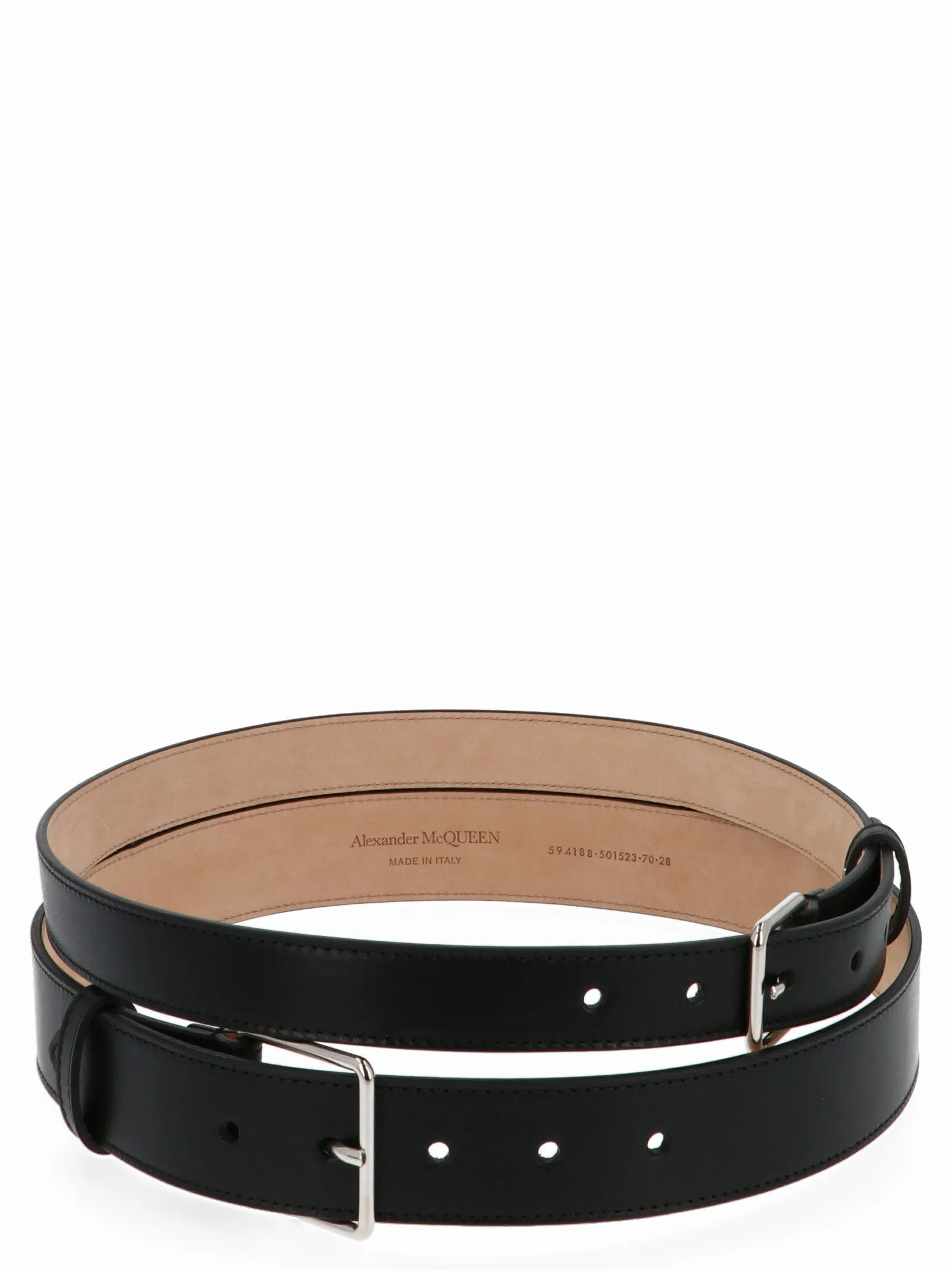 Alexander McQueen Double Buckle Belt