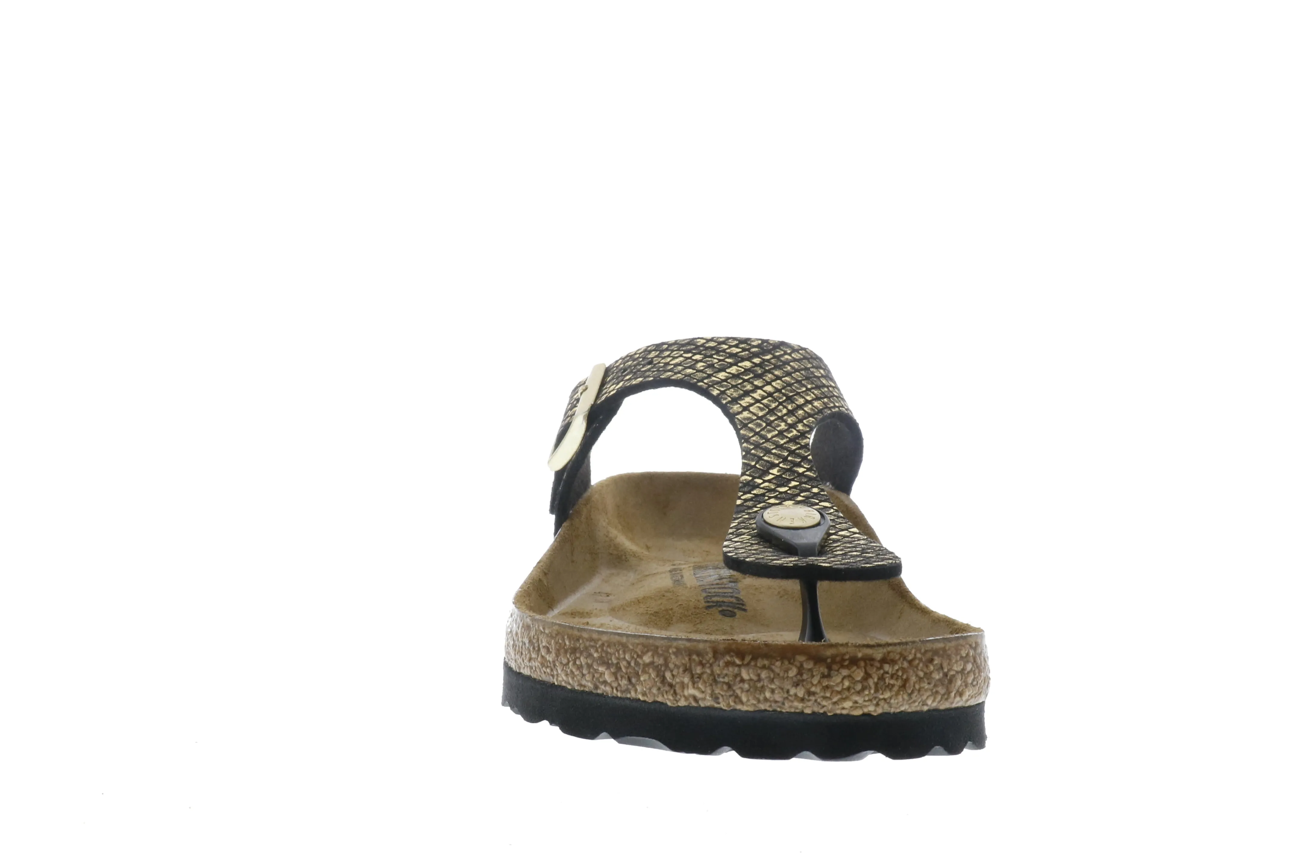 Birkenstock Gizeh (Women's) - Shiney Black Python