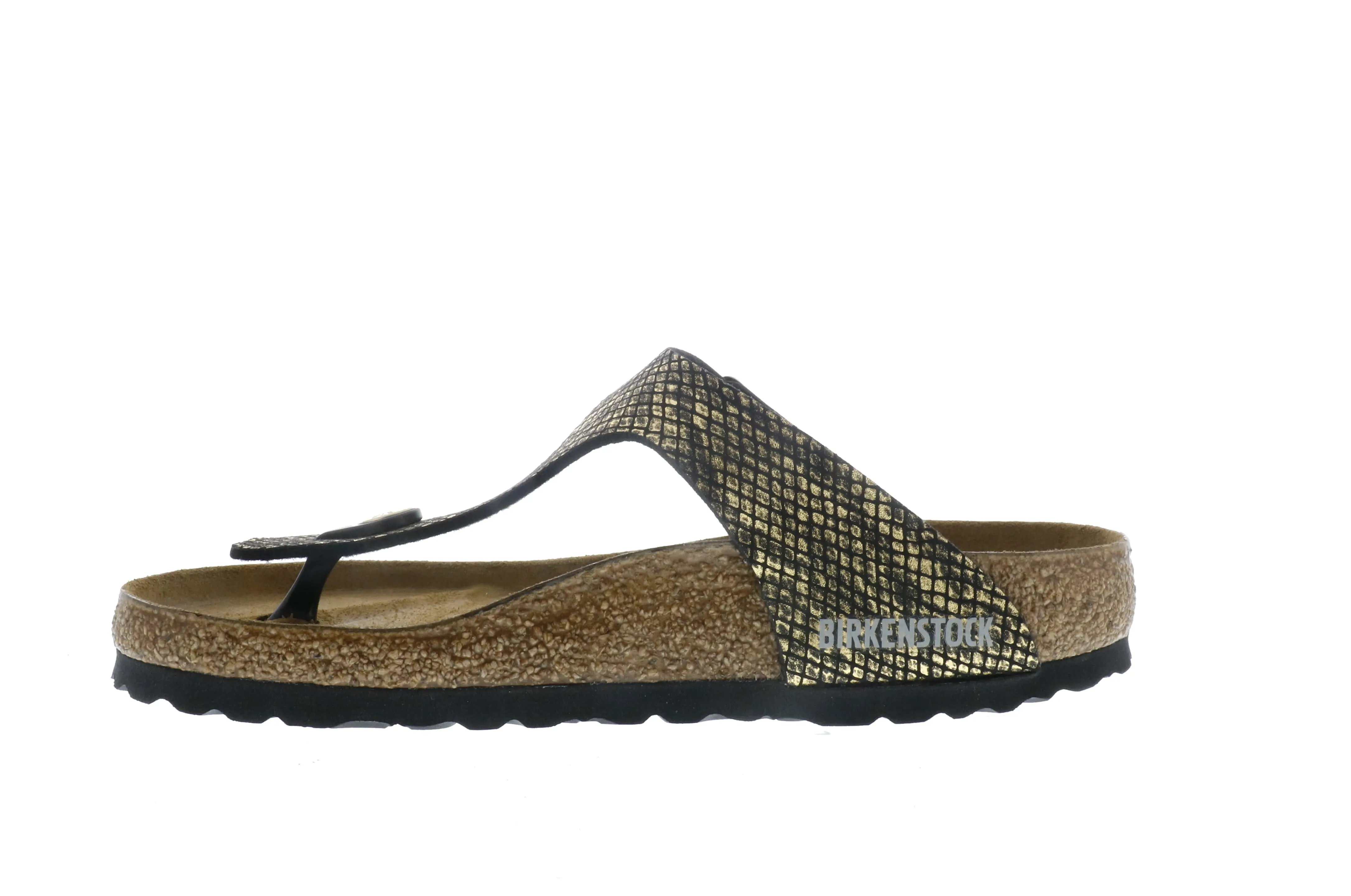 Birkenstock Gizeh (Women's) - Shiney Black Python