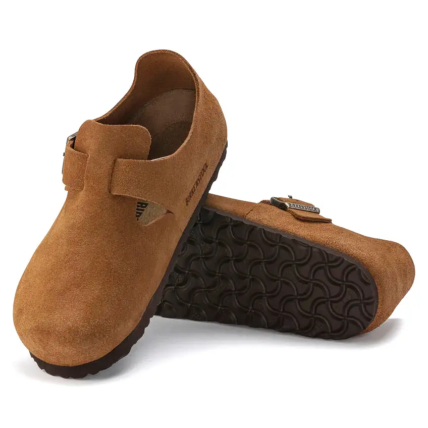 Birkenstock Men's London Suede Leather (Mink - Regular fit)