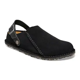 Birkenstock Men's Lutry Premium Suede (Black - Regular fit)