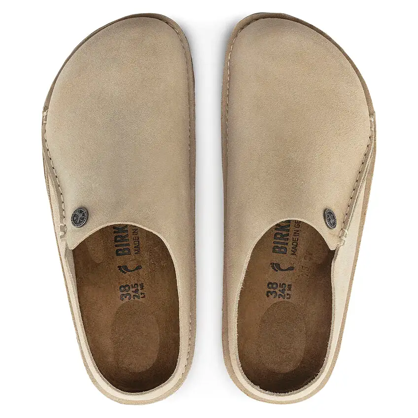 Birkenstock Men's Zermatt Premium Suede Leather (Eggshell - Regular fit)