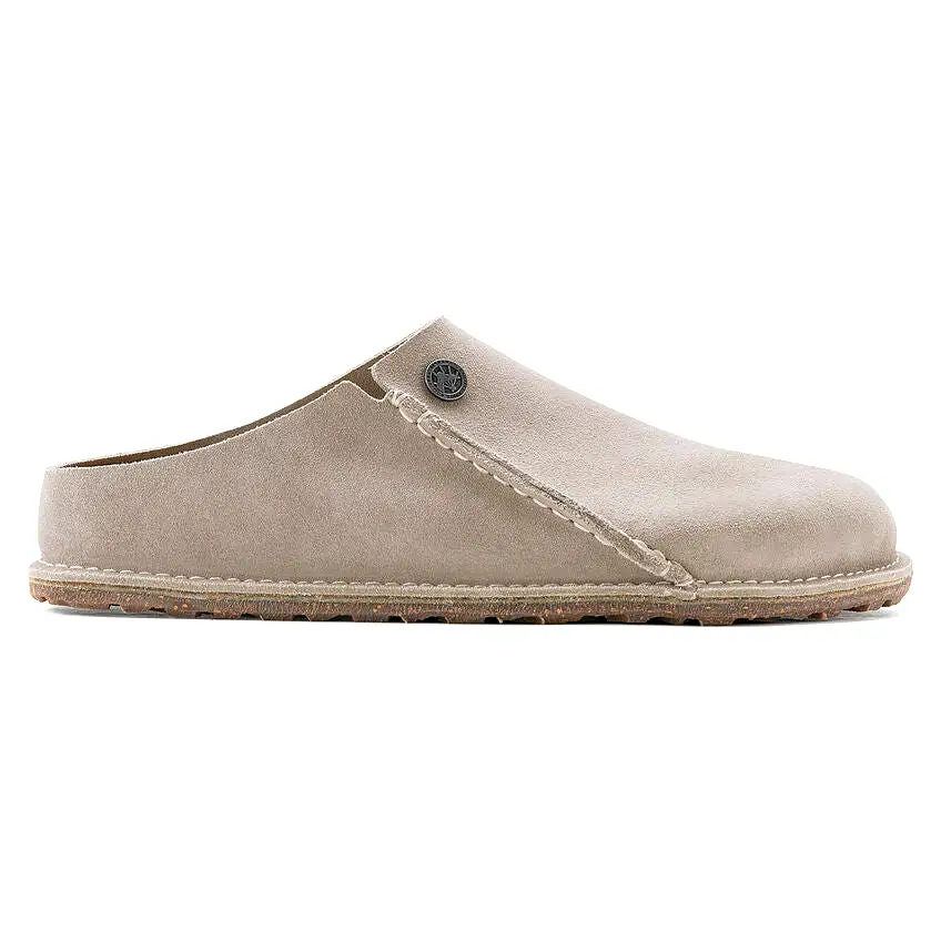 Birkenstock Men's Zermatt Premium Suede Leather (Stone Coin - Regular fit)