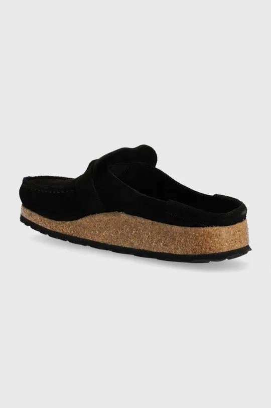 Birkenstock suede sliders Buckley women's black color 1017826