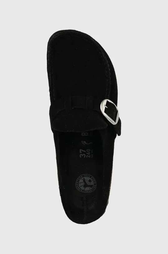 Birkenstock suede sliders Buckley women's black color 1017826