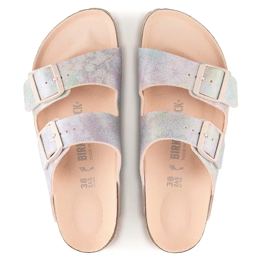 Birkenstock Women's Arizona Vegan Microfiber (Light Rose - Narrow Fit)