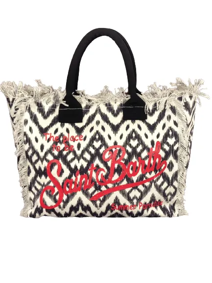 BORSA IN CANVAS FANTASIA ZIG ZAG