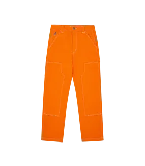 CANVAS CARPENTER PANT - ORANGE