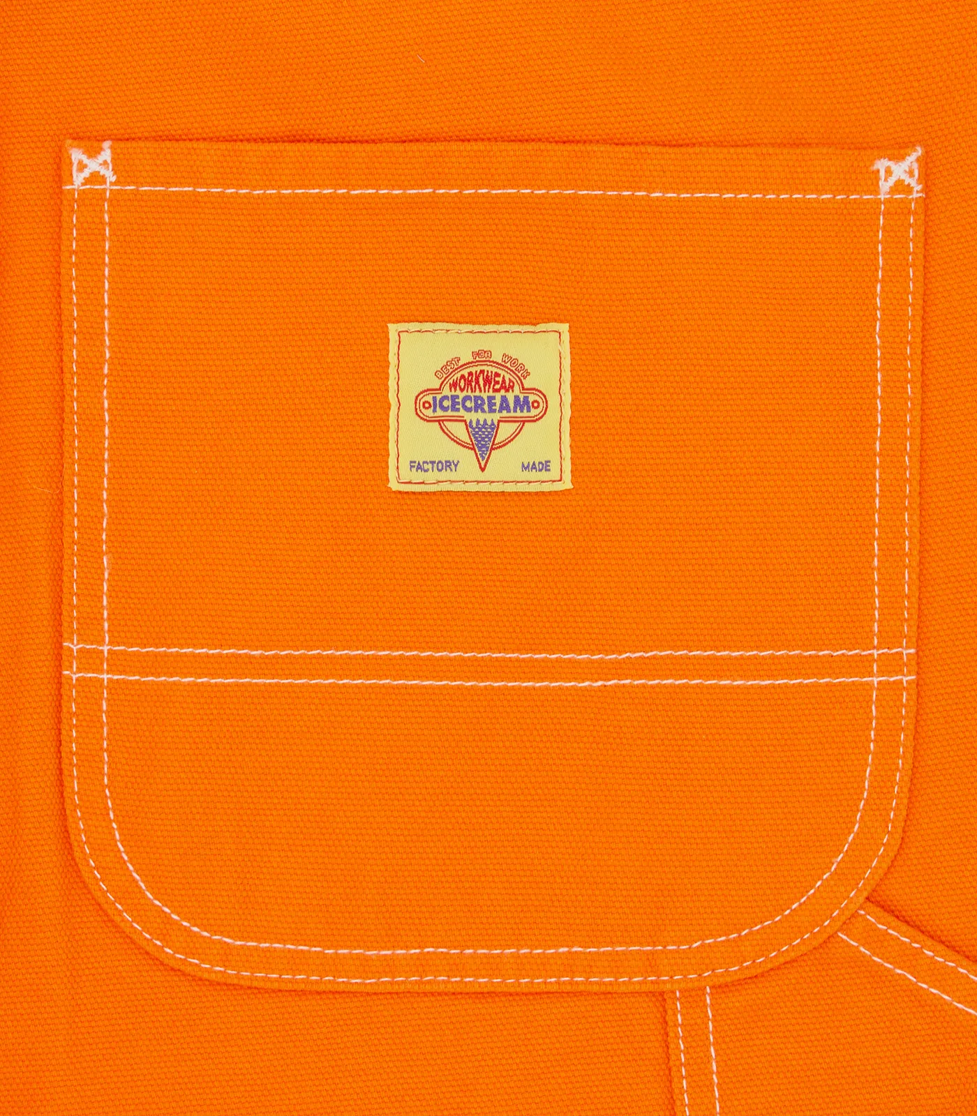 CANVAS CARPENTER PANT - ORANGE