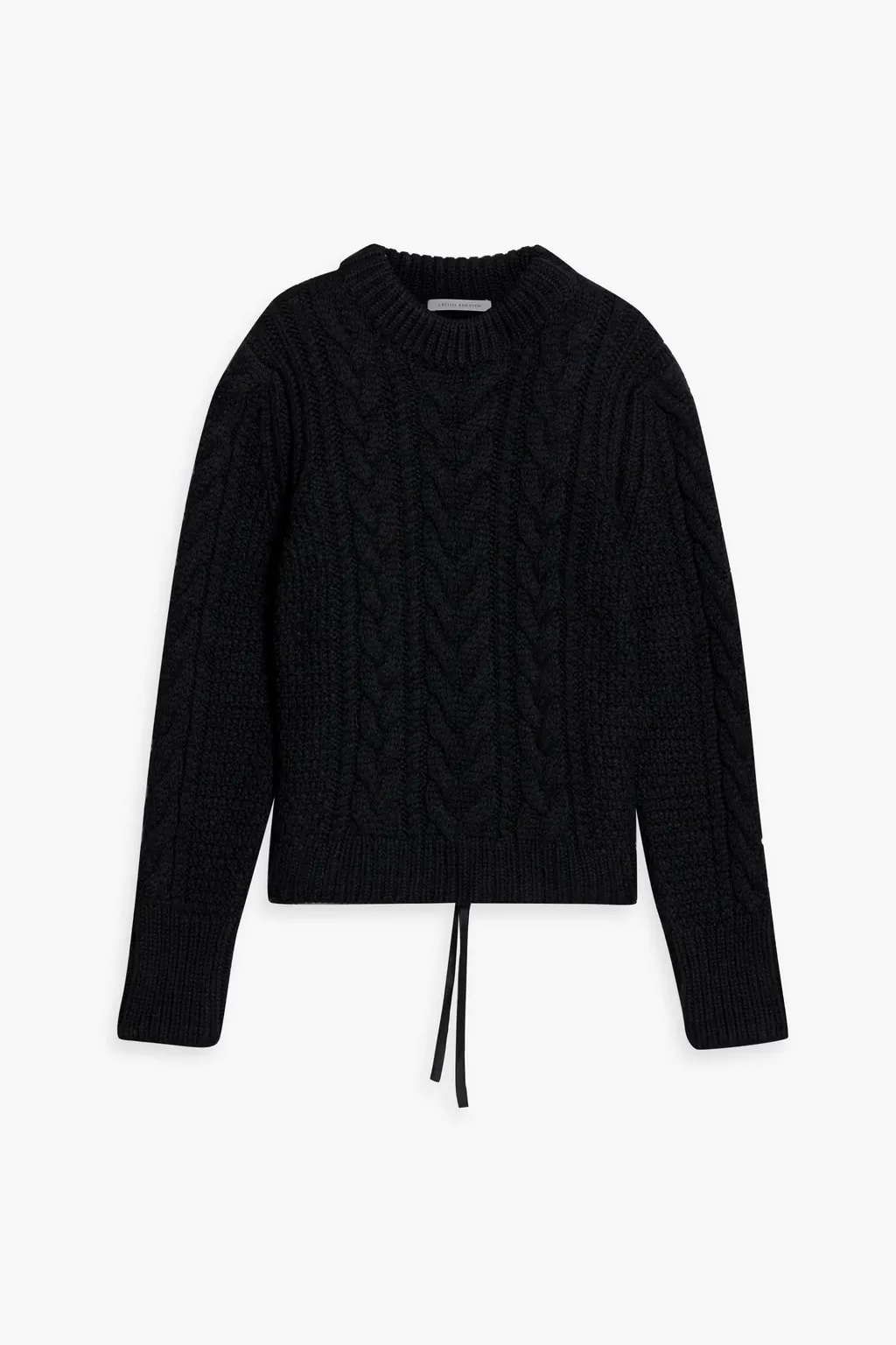 CECILIE BAHNSEN  |Casual Style Wool Long Sleeves Plain Elegant Style