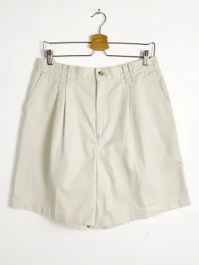 CHIC Khaki Pleat Front Trouser Shorts