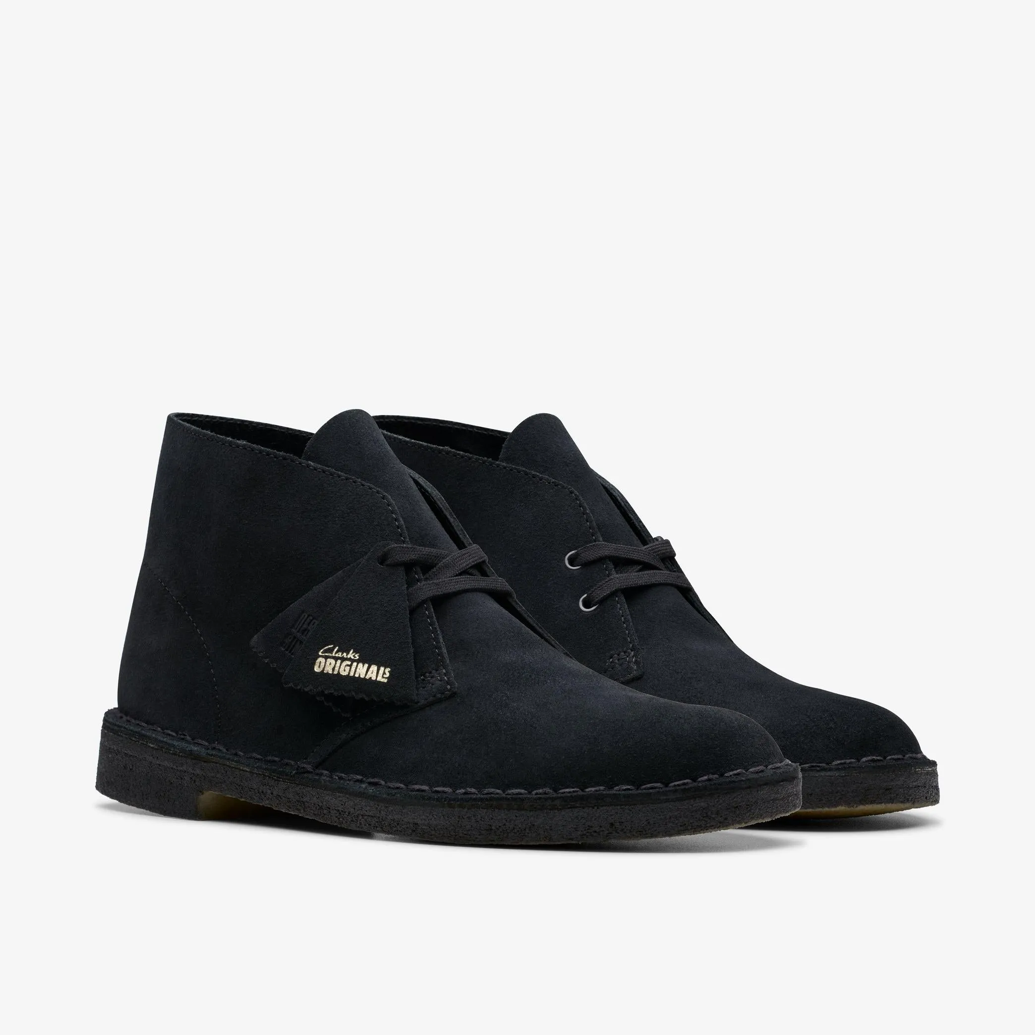 Clark’s DESERT BOOT Men’s - BLACK SUEDE