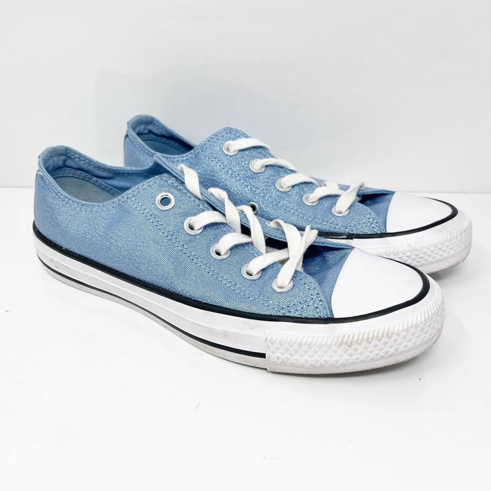 Converse Womens CT All Star OX 561710F Blue Casual Shoes Sneakers Size 6