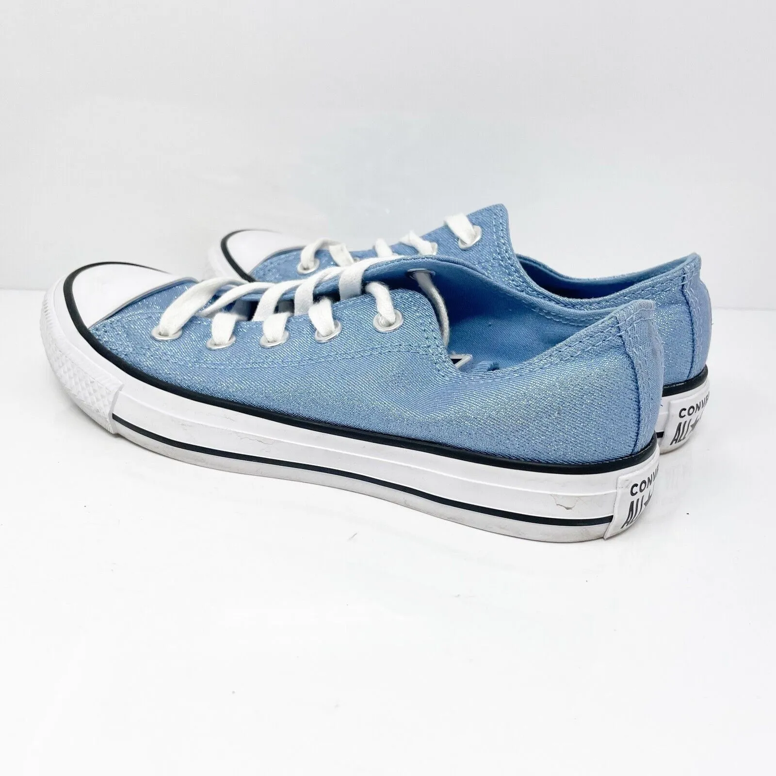 Converse Womens CT All Star OX 561710F Blue Casual Shoes Sneakers Size 6