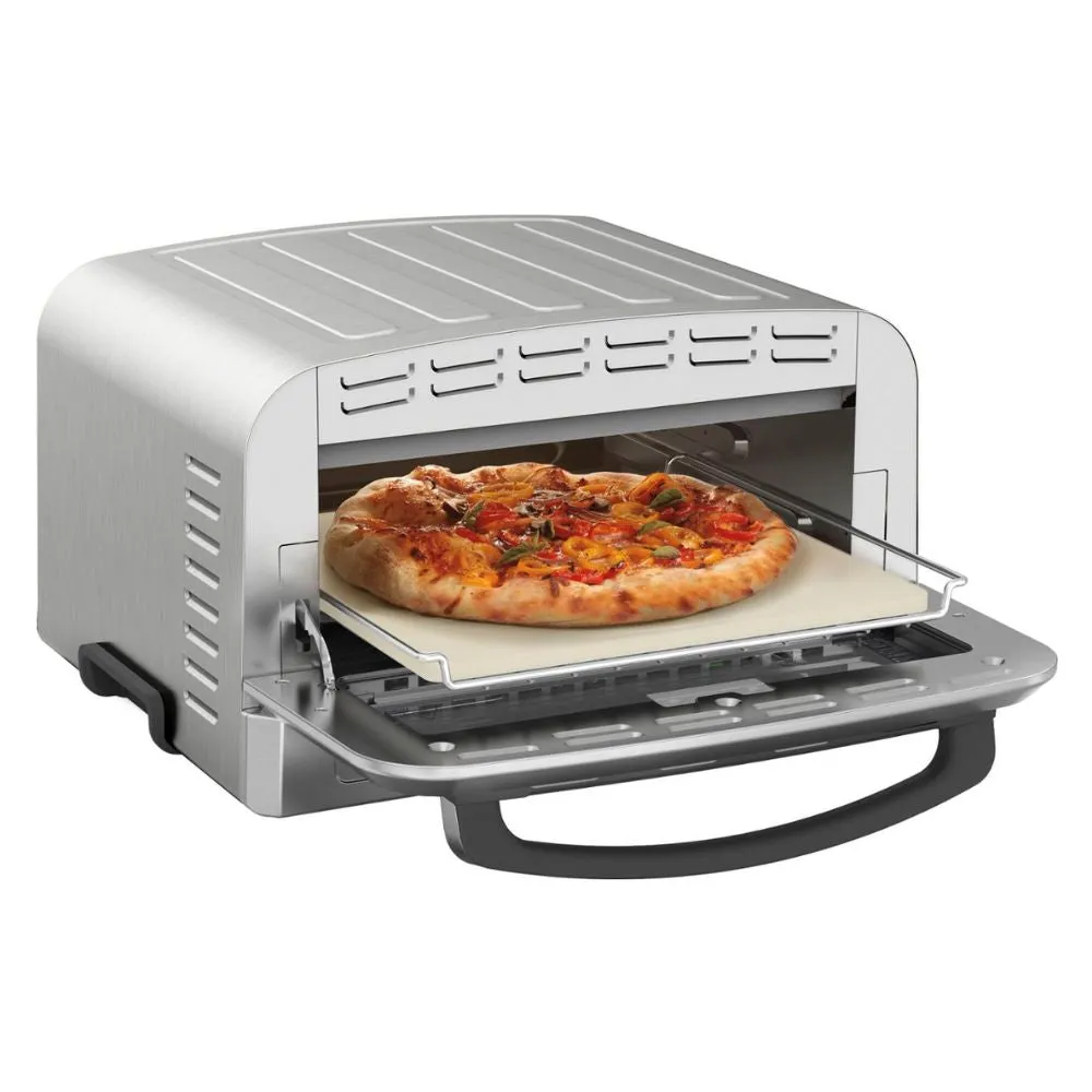 Cuisinart Indoor Pizza Oven – Bake 12” Pizzas in Minutes – Portable Countertop Pizza Oven – Stainless Steel - CPZ-120