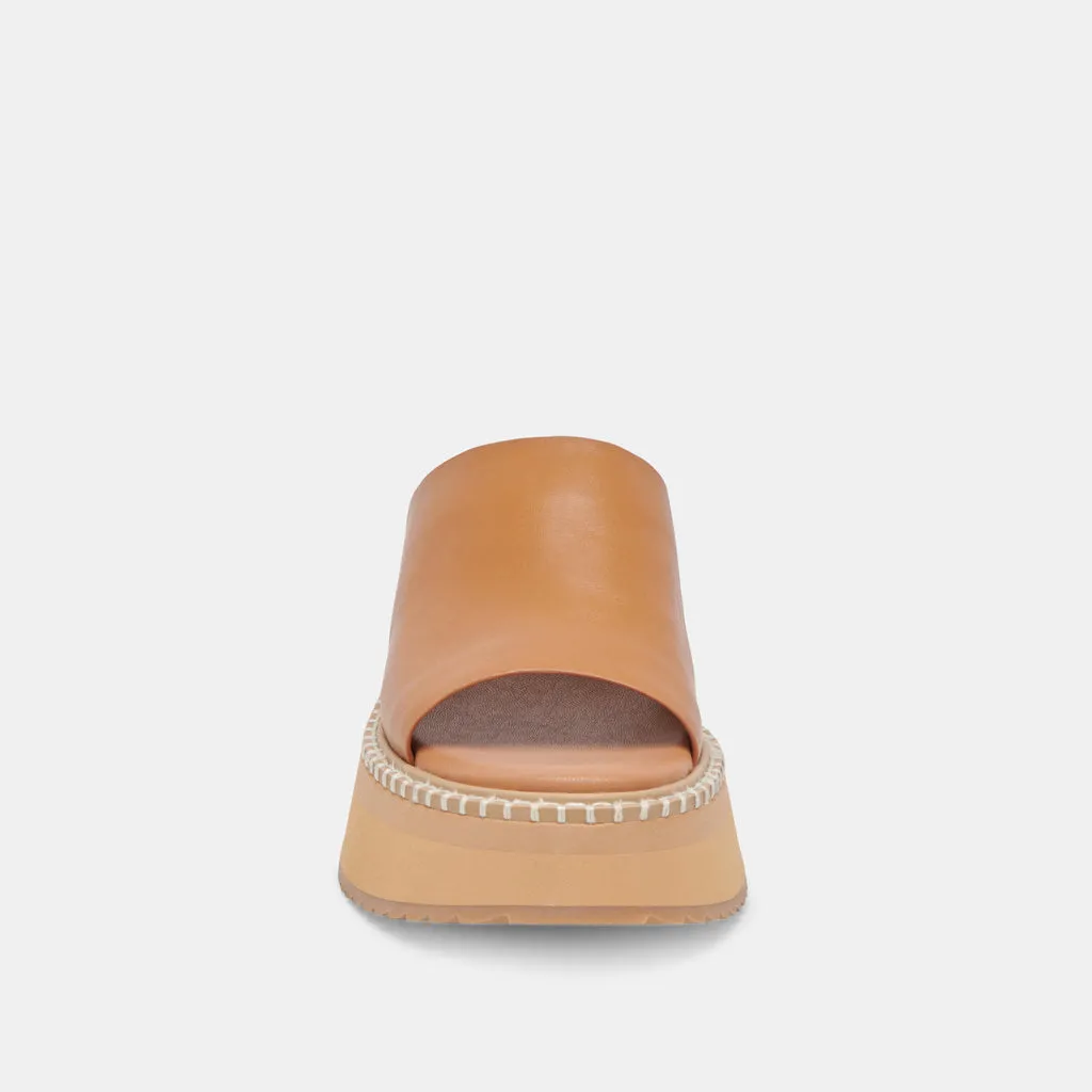 DARCEL SANDALS TAN LEATHER– Dolce Vita 6946750038082