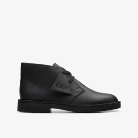 Desert Boot Older Black Leather