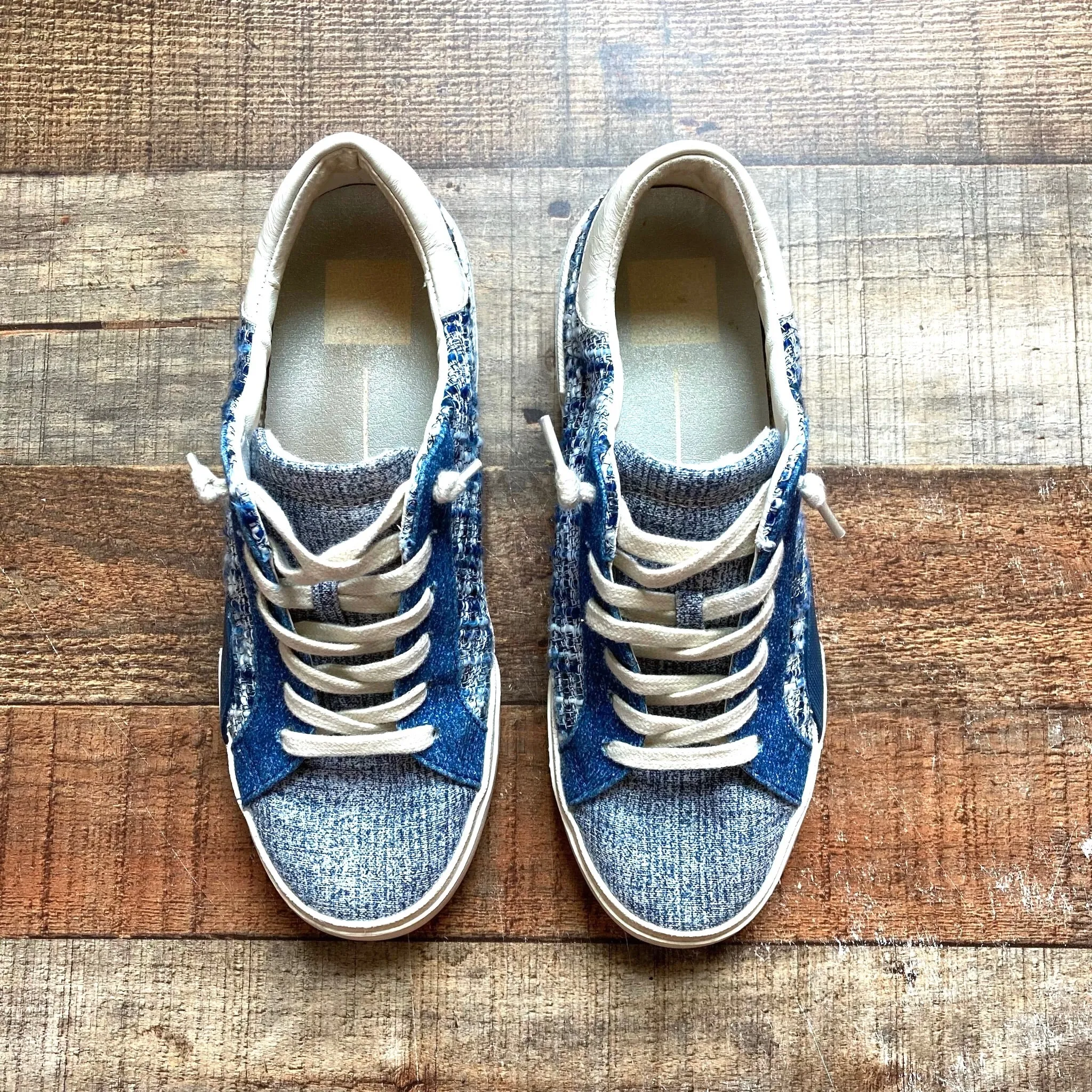 Dolce Vita Navy Multi-Weave Tweed Zina Sneakers- Size 7 (sold out online)