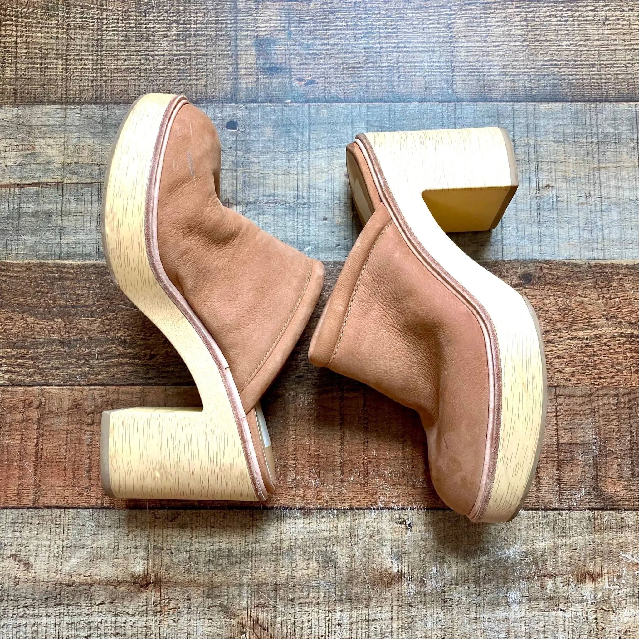 Dolce Vita Praline Nubuck Camdin Mules- Size 7 (sold out online)