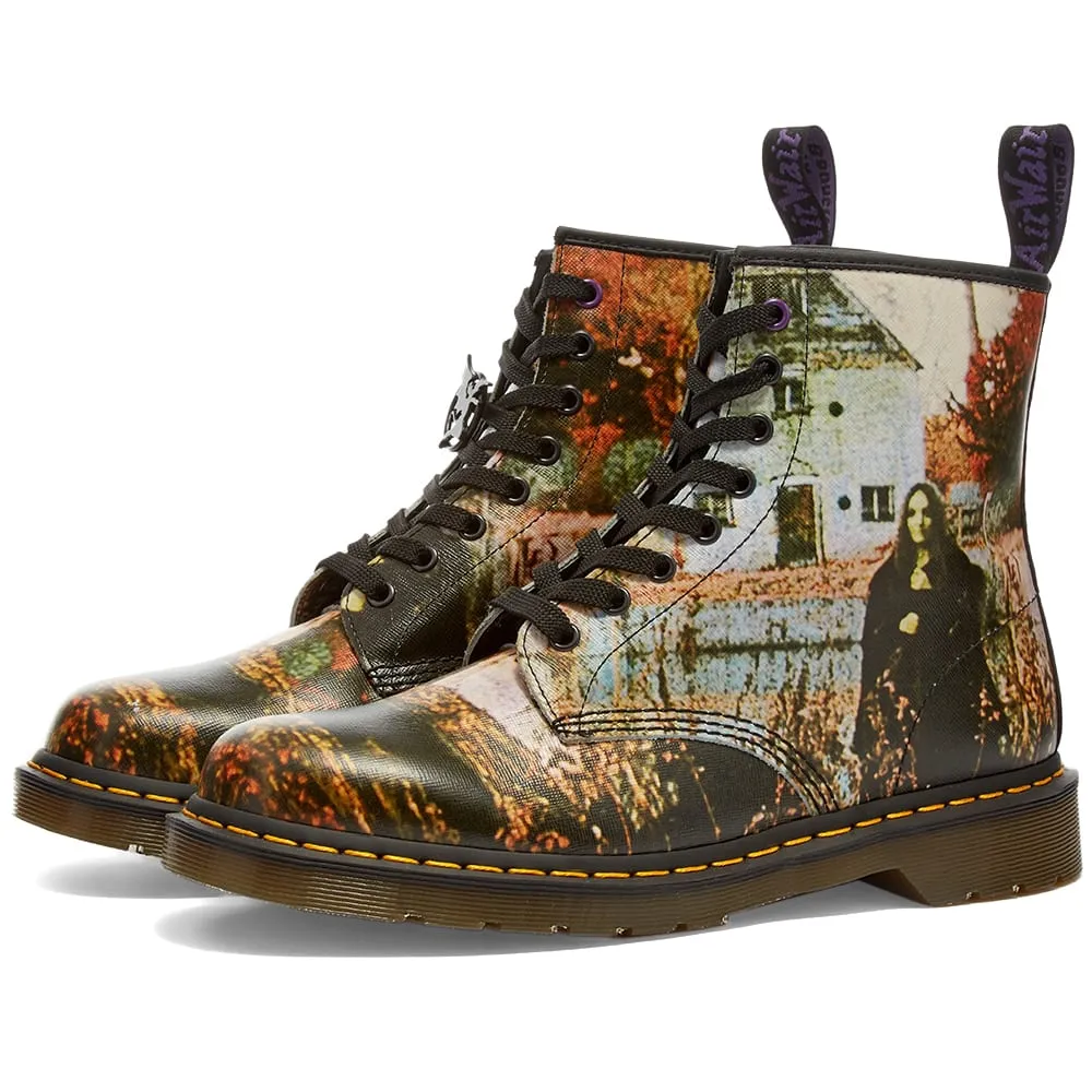 Dr. Martens 1460 Black Sabbath BootWhite & Black Greasy