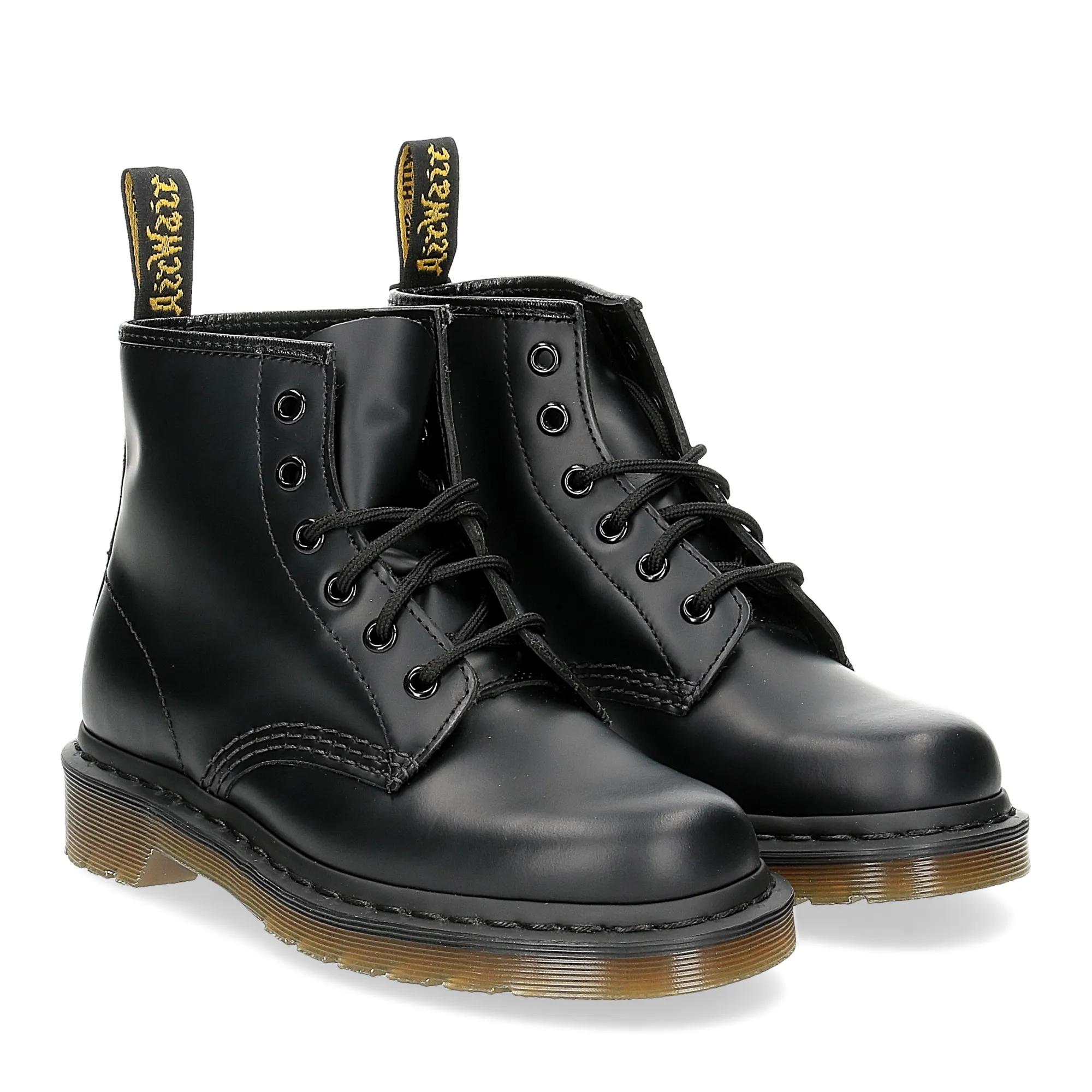 Dr. Martens Anfibi uomo 101 black smooth - Al Siletto | Al Siletto