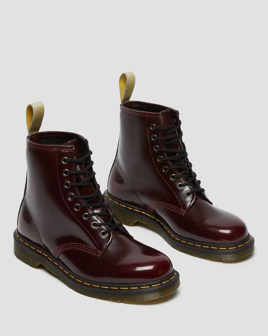 Dr Martens- 1460 Vegan Cherry Red Oxblood Rub Off