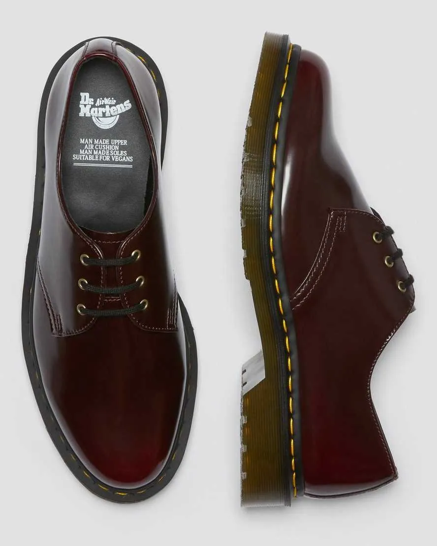 Dr Martens- 1461 Vegan, Cherry Red Oxford Rub Off