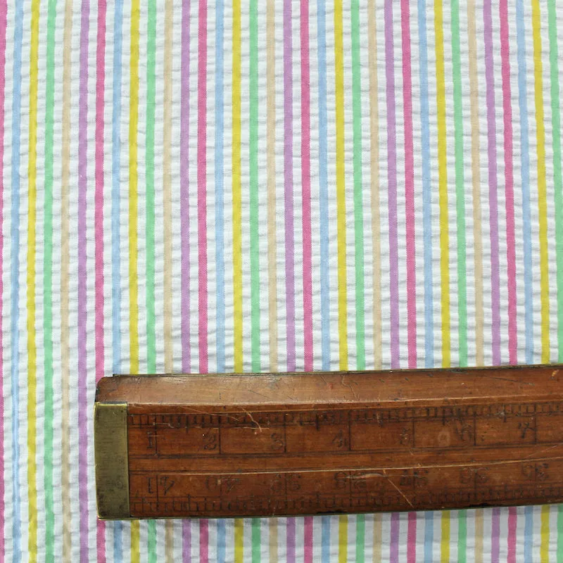 Dressmaking Candy Stripe Seersucker