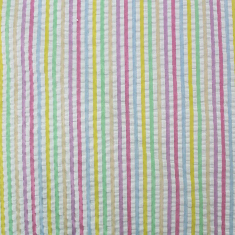 Dressmaking Candy Stripe Seersucker