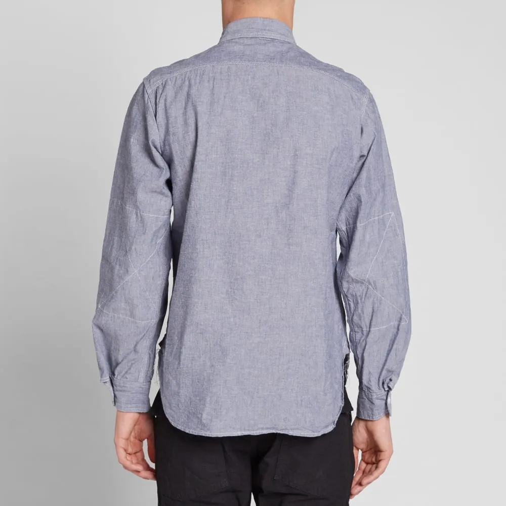 Engineered Garments Work ShirtBlue Cotton Chambray