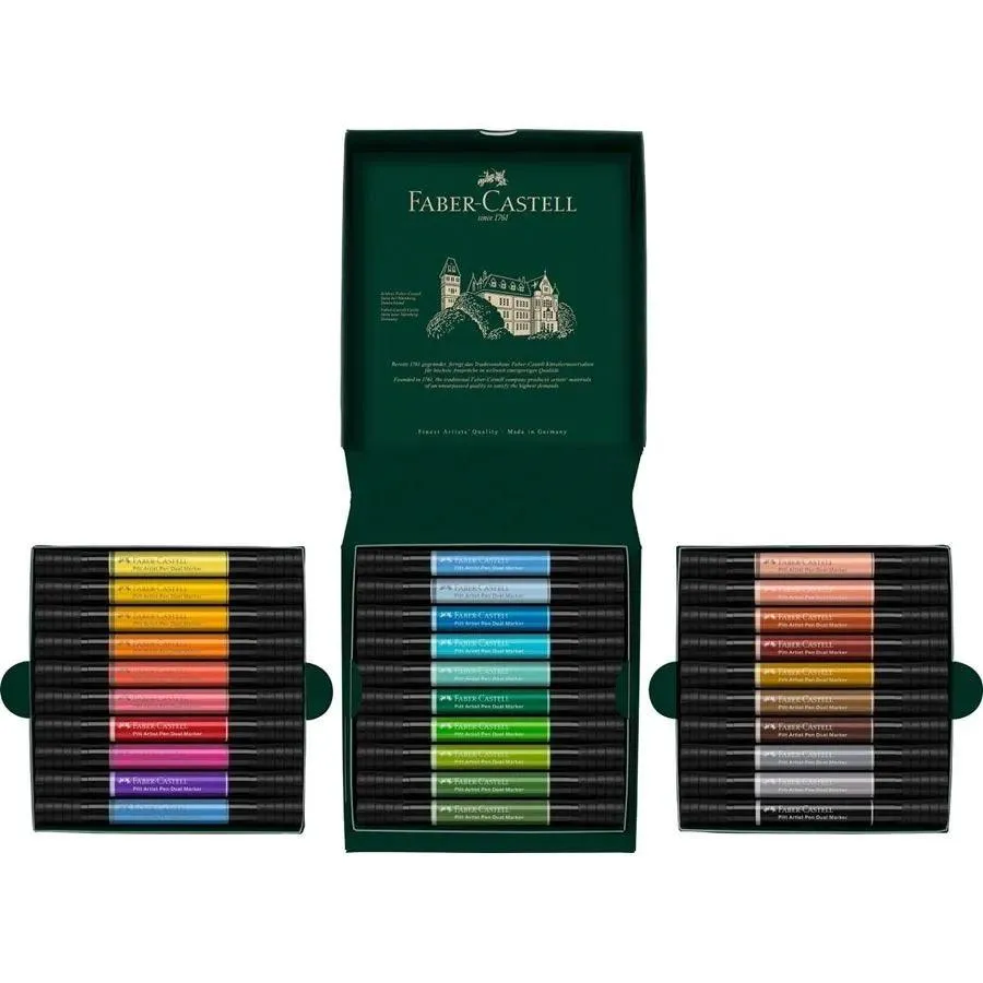 Faber-Castell Pitt Artist Pen Dual Marker Assorted Set of 30