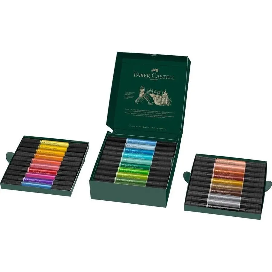 Faber-Castell Pitt Artist Pen Dual Marker Assorted Set of 30