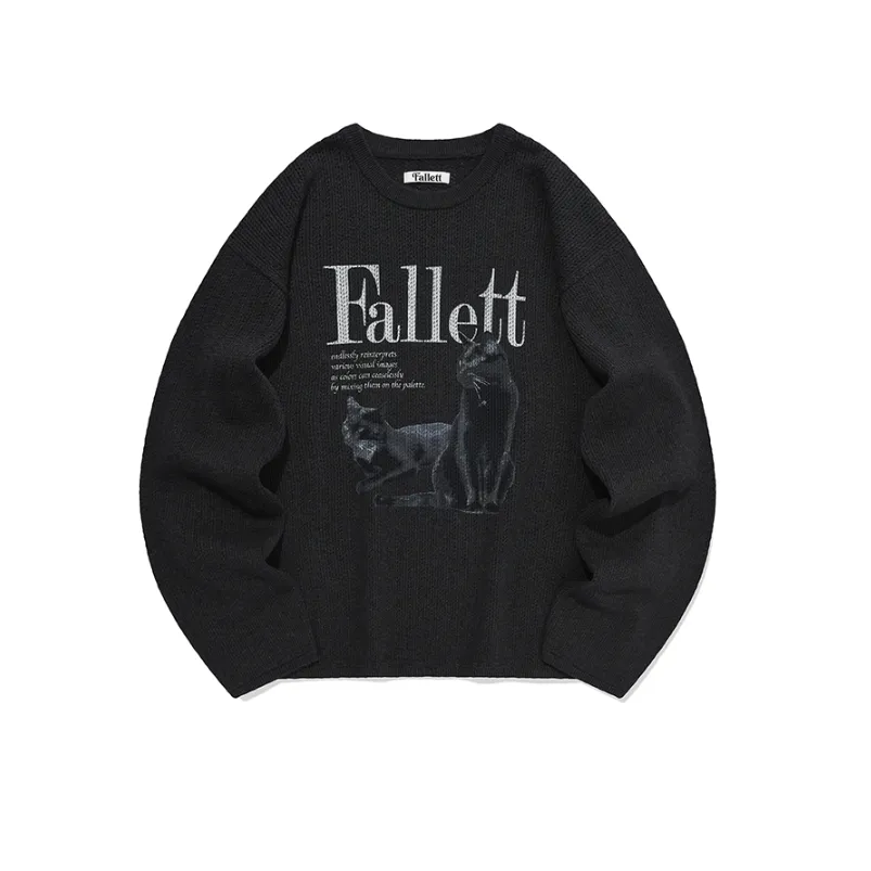 Fallett  |Casual Style Street Style Long Sleeves Logo