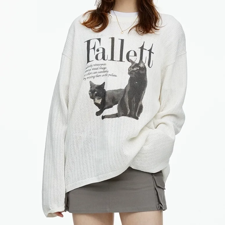 Fallett  |Casual Style Street Style Long Sleeves Logo