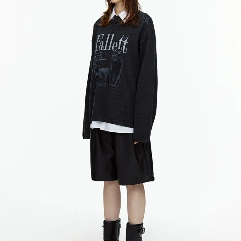 Fallett  |Casual Style Street Style Long Sleeves Logo