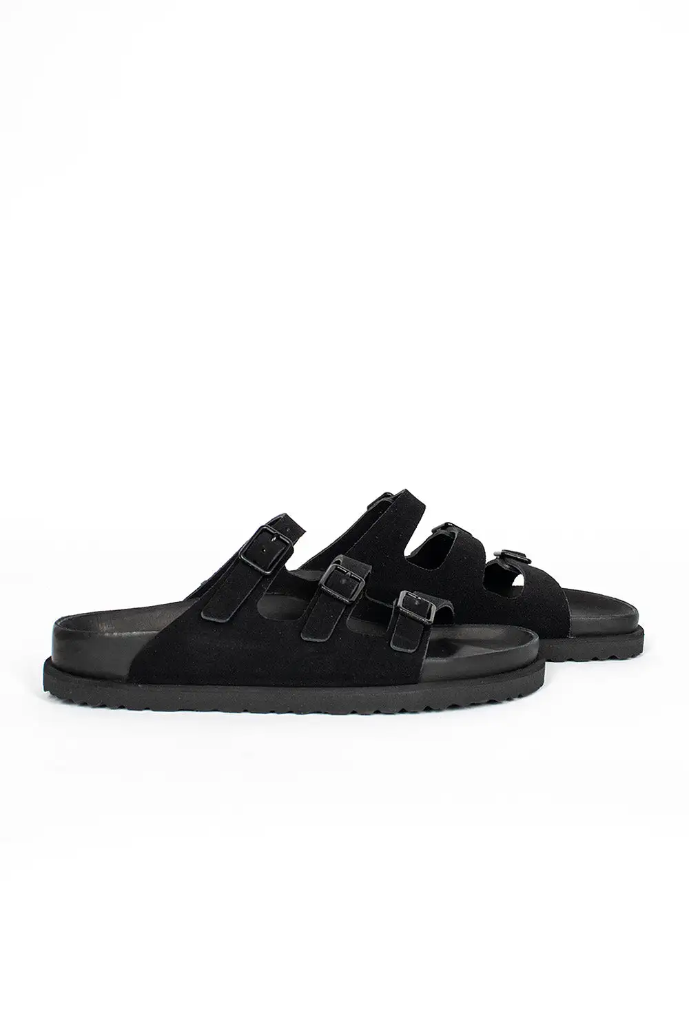 Florida Suede Sandal Black