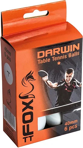 Fox 1 Star Table Tennis balls pack of 6