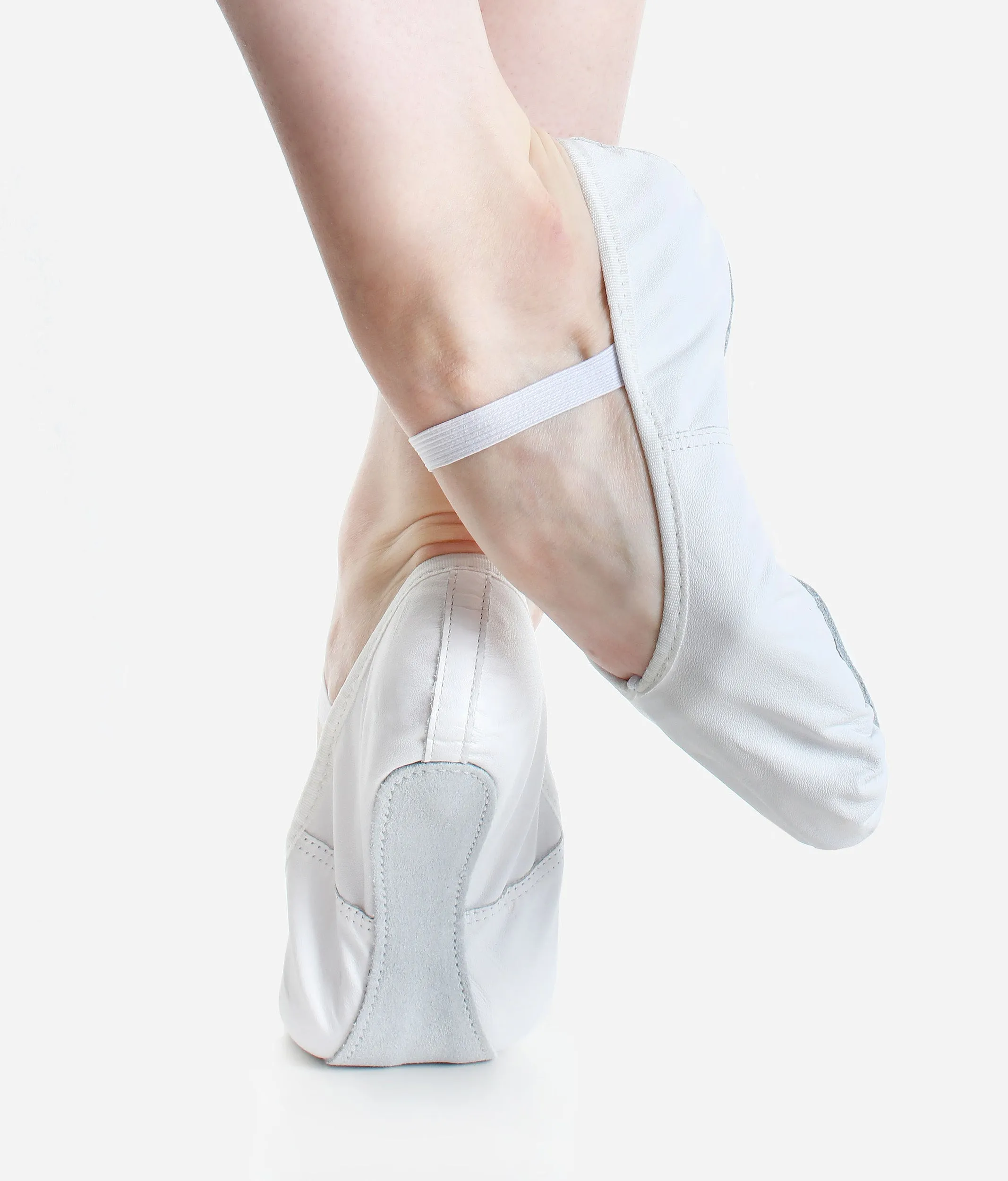 Full Sole Leather Ballet Shoes, Wide-fit - BAE90 L