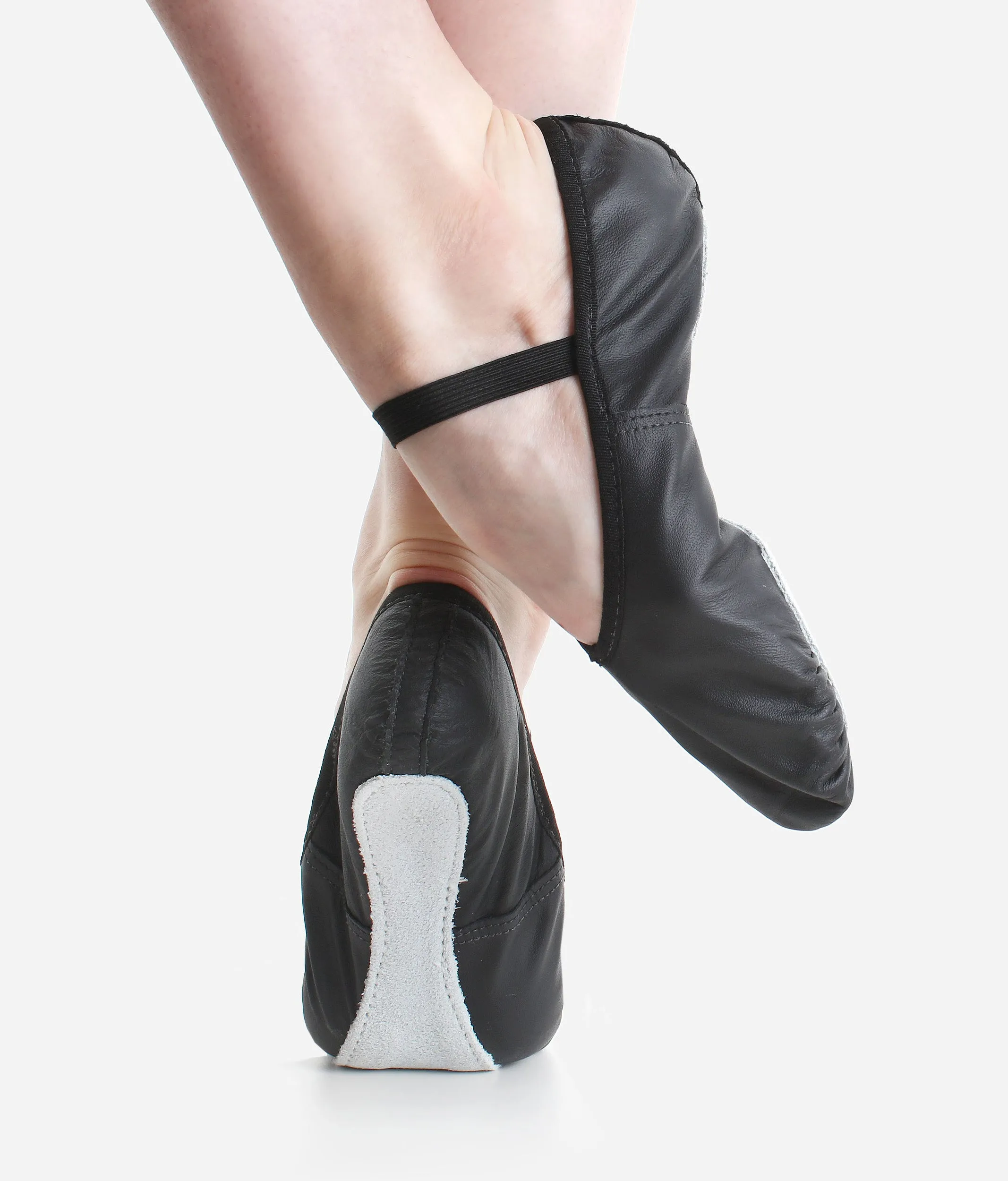 Full Sole Leather Ballet Shoes, Wide-fit - BAE90 L