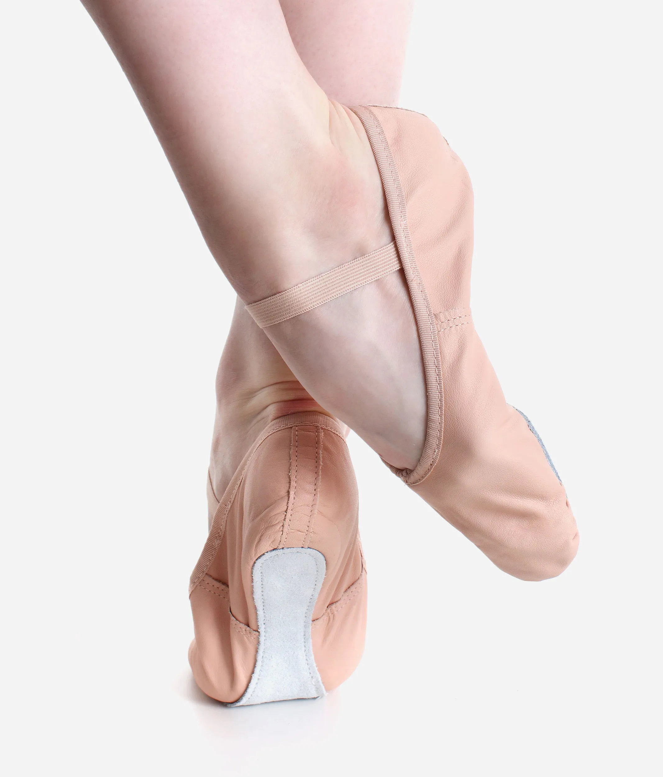 Full Sole Leather Ballet Shoes, Wide-fit - BAE90 L