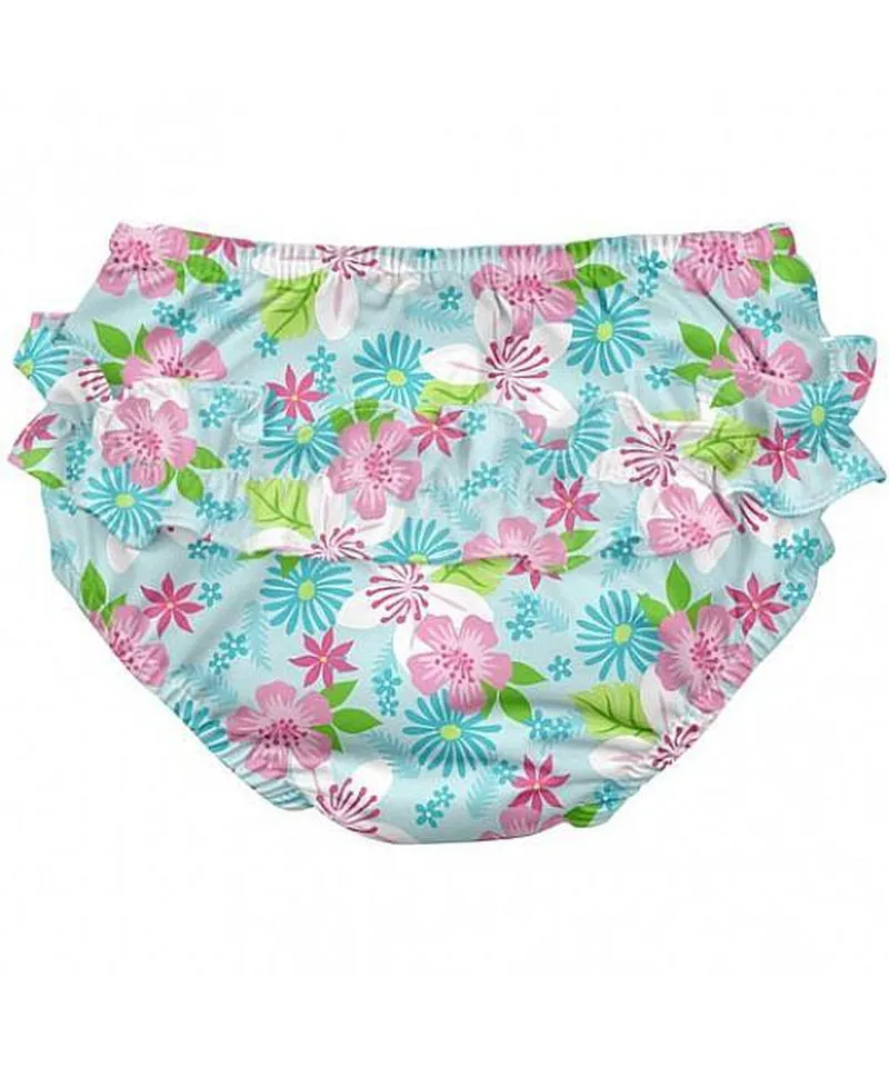 Green Sprouts Aqua Paradise Flower Snaps Reusable Swim Nappy