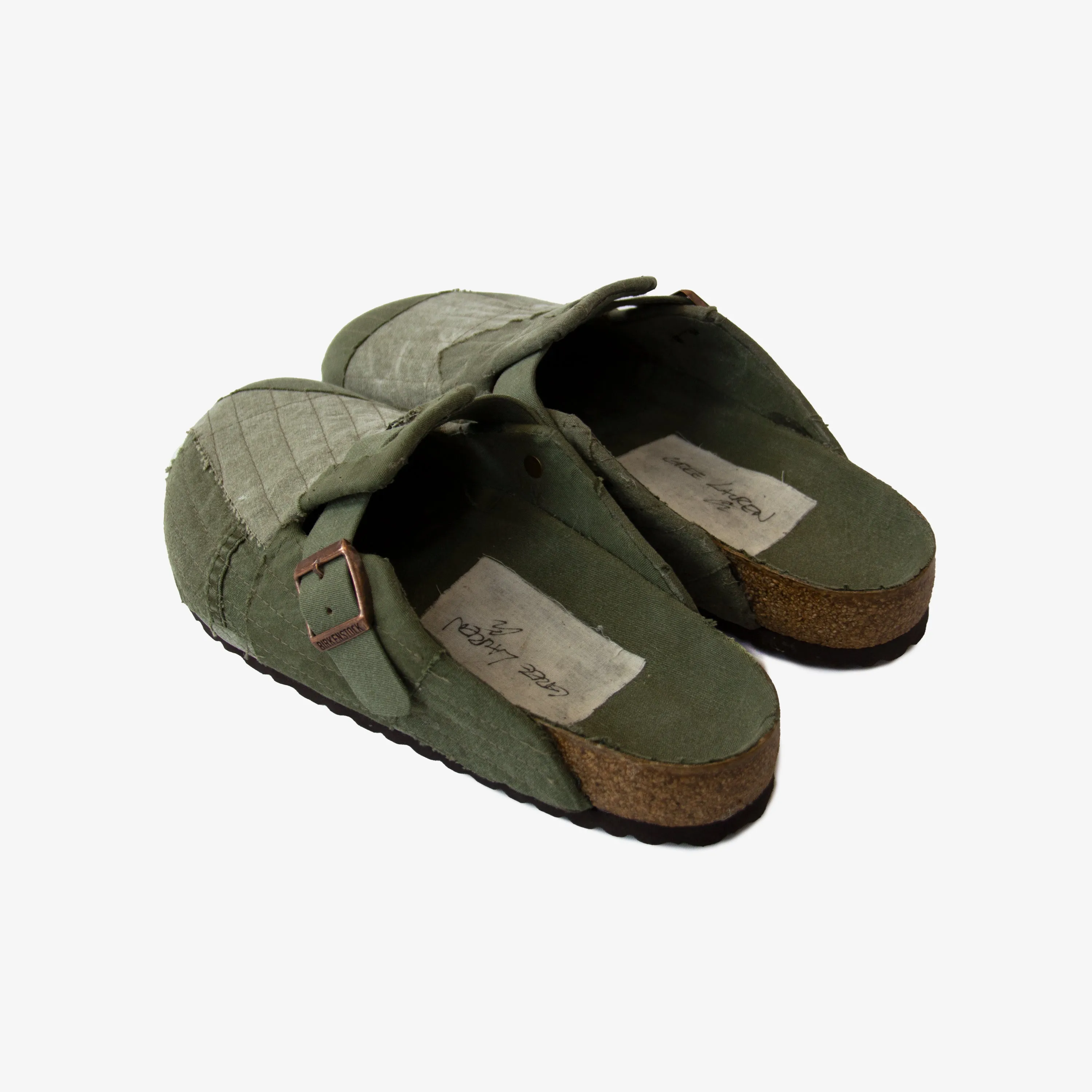 GREG LAUREN BIRKENSTOCK BOSTON CUSTOM ORDER