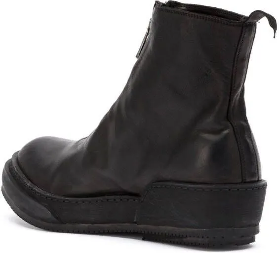 Guidi front zip boots Black