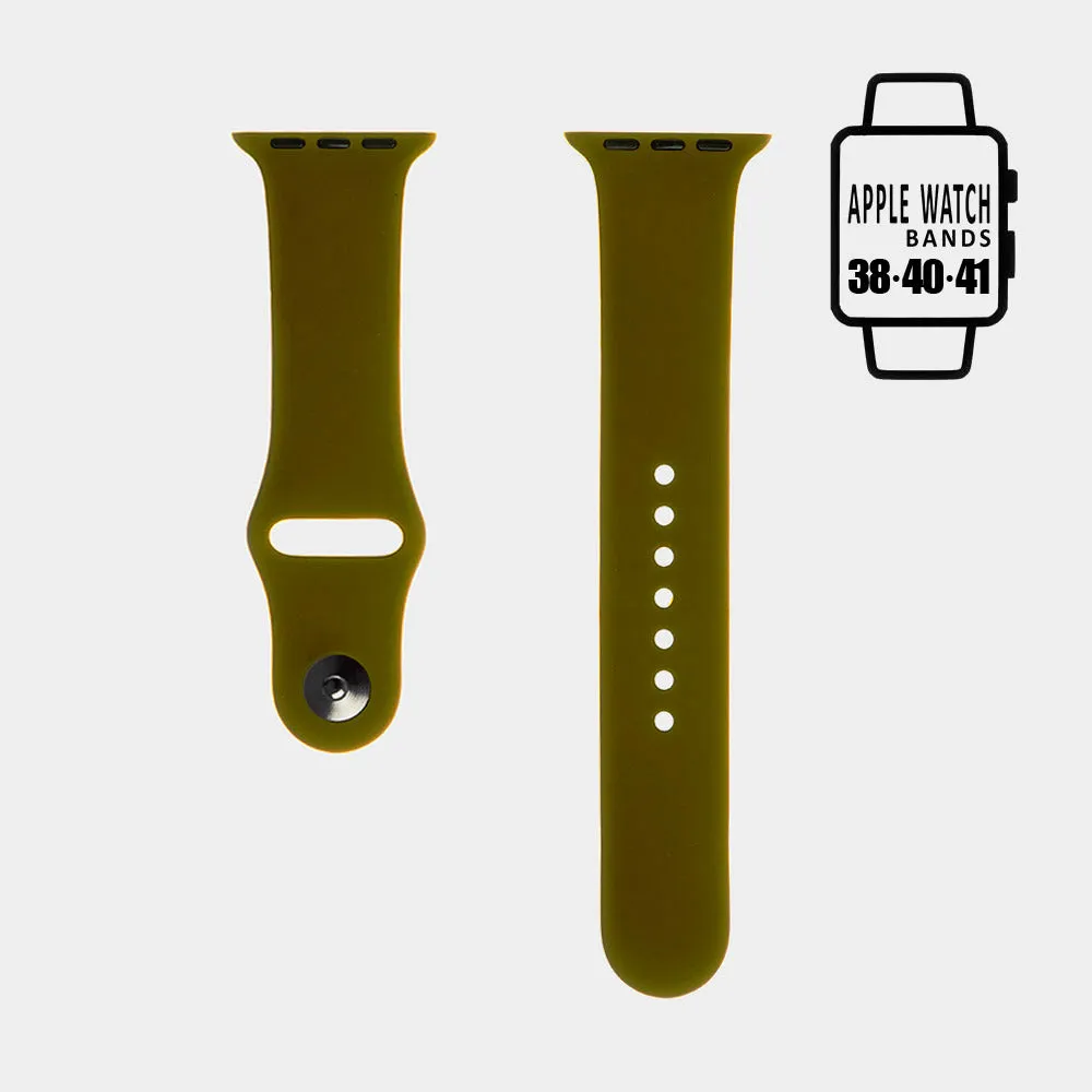 iLLASPARKZ Solid Apple Watch Silicone Band