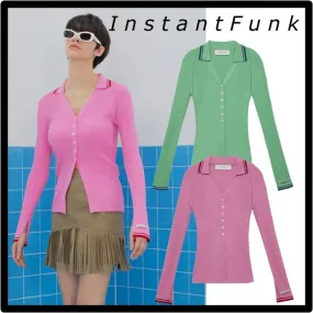 INSTANTFUNK  |Casual Style Unisex Street Style Cardigans