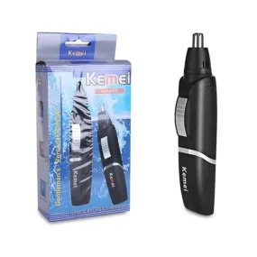 Kemei KM-511 Electric Nose Trimmer For Men Beauty AA Battery Ear Hair Clipper Removal Black Cutting Waterproof